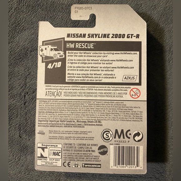 "🥦5/$25🥦" Hot Wheels Nissan Skyline 2000 GT-R - Picture 4 of 4